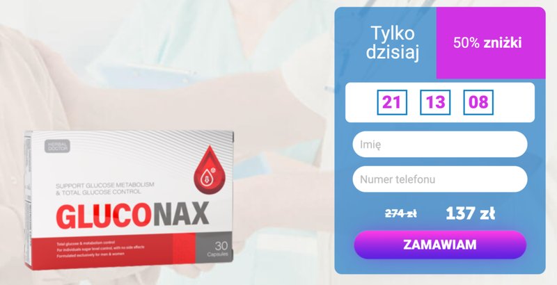 Gluconax - Jakie efekty możesz osiągnąć z Gluconax?